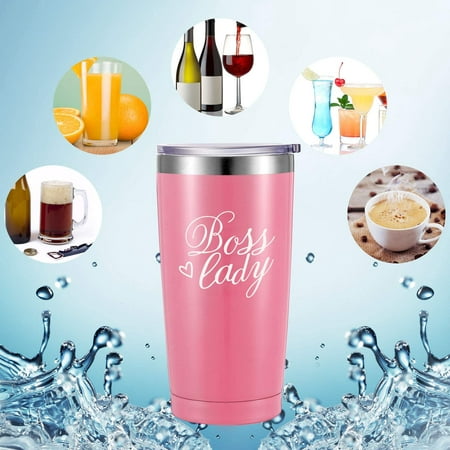 20oz Travel Tumbler Christmas Boss Day Gifts for Women Boss Lady Gifts Birthday Gifts For Boss Mom,Manager Director Friends 